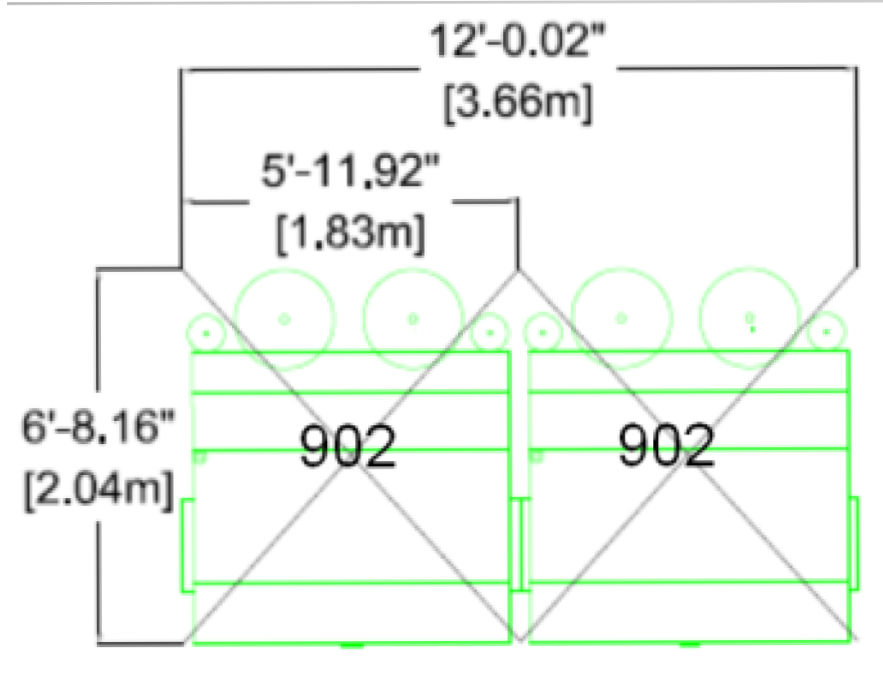 PLT-901 floor layout drawing