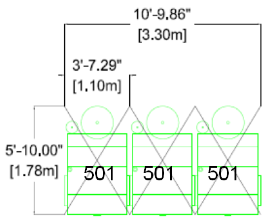PLT-501 floor layout drawing